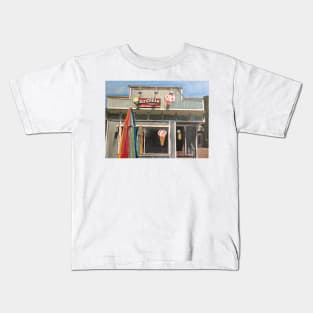 American Ice Cream Shop In Summer Kids T-Shirt